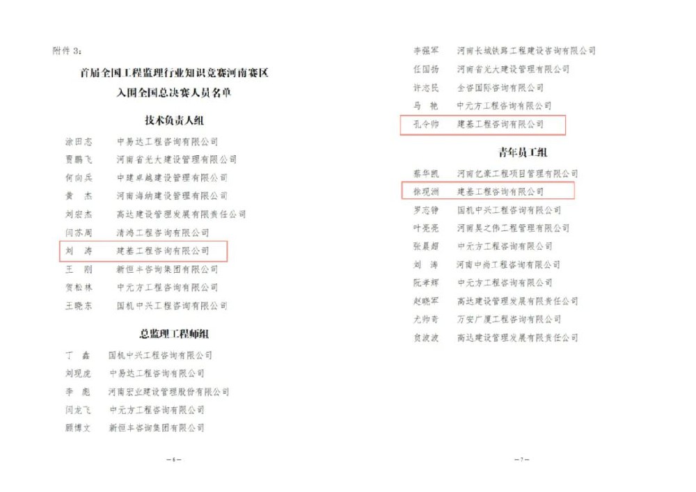 喜報(bào) | 熱烈祝賀建基咨詢?nèi)唤艹鐾蕵s耀晉級(jí)首屆全國(guó)工程監(jiān)理行業(yè)知識(shí)競(jìng)賽總決賽！